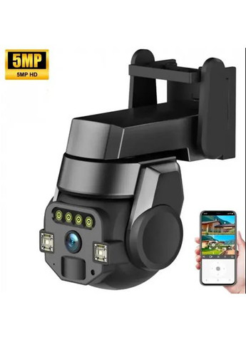 Камера наружная уличная поворотная WIFI CyberGuard OUTDOOR Q-812 FULL-HD 5Mp IP66 датчик движения Dometic (363834023)