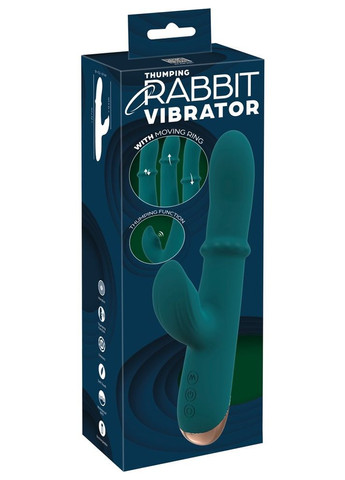 Вібратор You2Toys Thumping Rabbit Vibrator with Moving Ring MULTISHOP Orion (362577110)