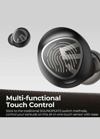 Наушники Free2 classic Black SOUNDPEATS (297949513)