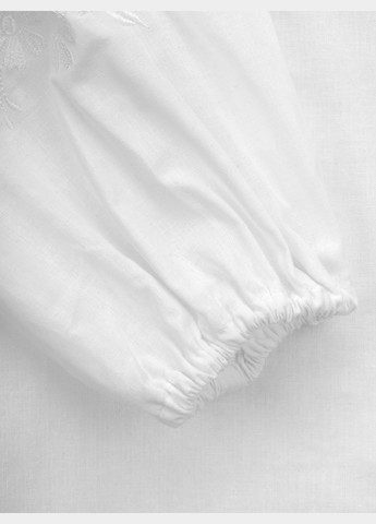 Белая рубашка с вышивкой для девочки фиалка 134 см белый (sc) shop (2000990558725) MEREZHKA (364659863)