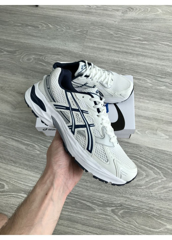 Кросівки жіночі і чоловічі Asics Gel-1130 white blue | Асікс Гель-1130 білі No Brand білі демісезони (364201088)