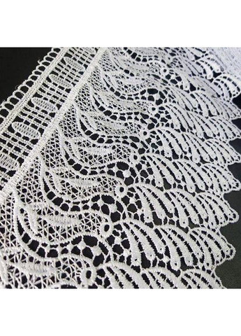 Мереживо макраме 17 см (13м) колір-білий (45-SF3476A-1) Plus-plus (352752336)