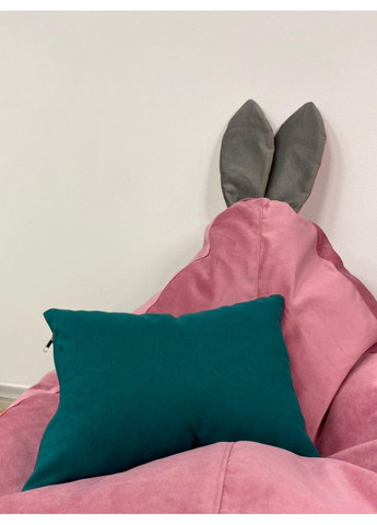 Крісло - мішок груша Зайчик, XXL - 140х100 Багіра 11850+вушка 11825 SkyPuff (361257155)