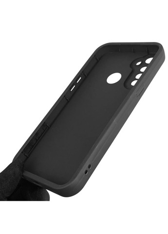 Чехол силиконовый Soft Touch с 3D принтом Майнкрафт для 5 черный (Полная защита камеры) Realme (373424519)