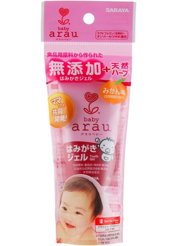 Детская зубная гель-паста Tooth Gel 35g (324395-33096) Arau Baby (368608348)