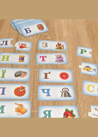 Детская настольная игра "Азбука" 0529, 33 пары карт. Artos Games (330607495)