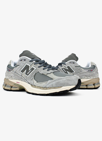Сірі всесезон кросівки чоловічі і жіночі new balance 2002r protection pack gray | нью беланс 2002r сірі No Brand