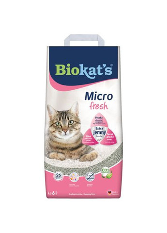 Наполнитель для кошачьего туалета Micro Fresh 6 л Biokat's (361267843)