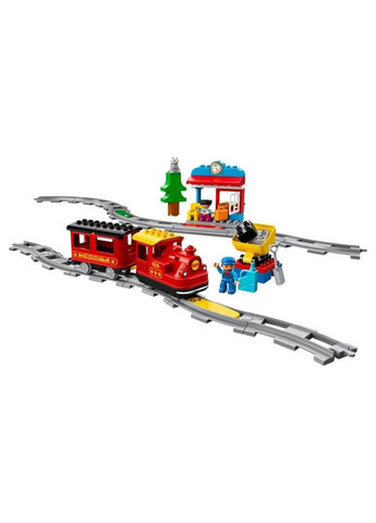 Конструктор DUPLO Потяг на паровій тязі 59 деталей (10874) Lego (281425651)