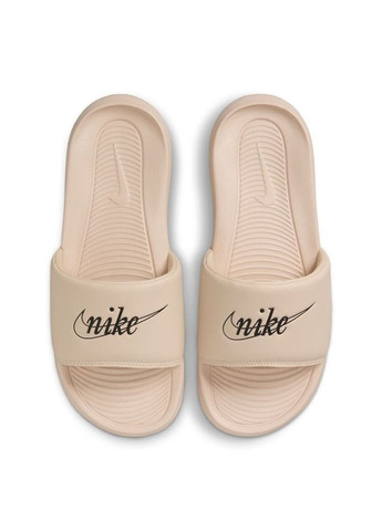 Бежевые женские шлепанцы hv5793-100 бежевый резина Nike