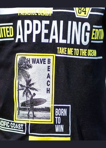 Чорний літній комплект для хлопчика (футболка+бриджі) hc (h001-6187-057-33-1) No Brand