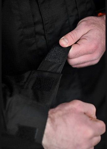 Тактический демисезонный уставной костюм черный No Brand