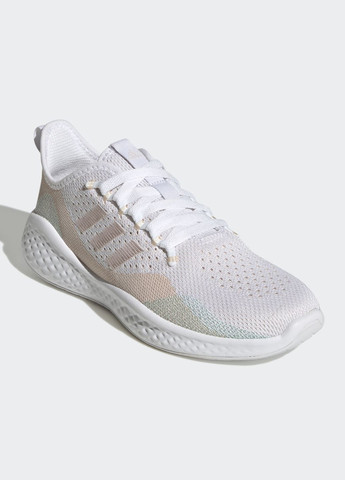 Белые всесезонные кроссовки для бега fluidflow 2.0 adidas