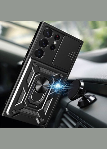 Ударостійкий чохол Camshield Serge Ring для Samsung Galaxy S25 Ultra Black No Brand (340064283)