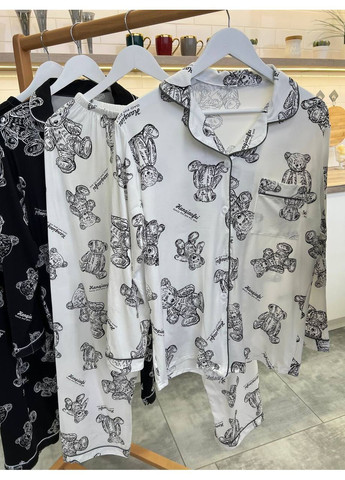 Белая женская пижама. хлопок Osoblyva