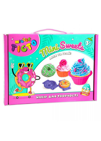 Набор для творчества "Мистер тесто: Mini Sweets" (укр) Strateg (290251842)