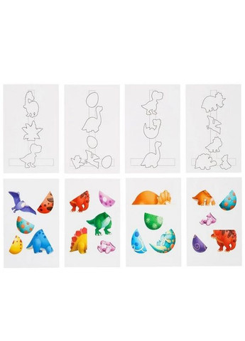 Деревянная настольная игра «Долина динозавров» на липучках Ubumblebees (365642342)