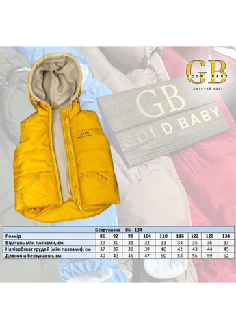 Безрукавка на флісі, капюшон не відстібний No Brand (279754342)