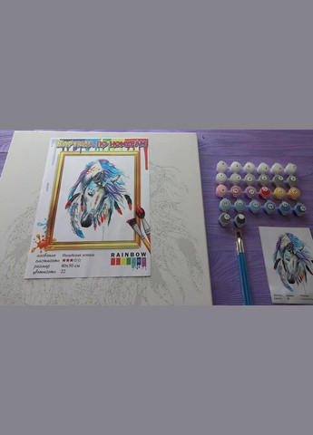 Картина по номерам Люди на картинах Роуз Арт Раскраска Холст на деревянном подрамнике 40х50см BS52424 Brushme (308988367)