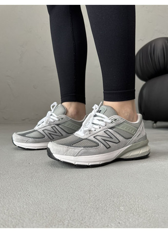 КРОСІВКИ ЖІНОЧІ NEW BALANCE 990 V5 GREY НЬЮ БЕЛАНС 990 V5 No Brand сірі демісезони (368887876)