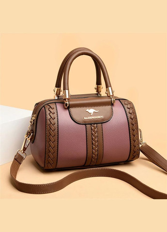 Сумка женская винтажная боулер Glamo Pink Italian Bags (290253803)