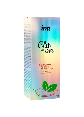 Возбуждающий спрей для клитора Clit Me On Peppermint Cooling Effect 12 мл, охлаждающий эффект Intt (345708850)