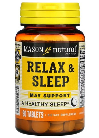 Relax and Sleep 90 Tabs Mason Natural (291848629)
