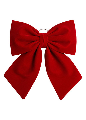 Бархатный бант для декора на елку35×45 (см) Бордовый CR-2-3 Yiwu (368766883)