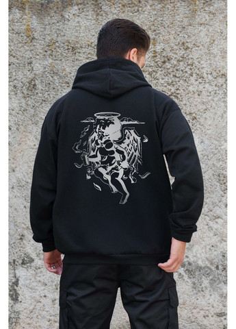 Мужское Утепленное Зип Худи На Флисе Зипер Kane С Принтом Respirator Without (362206945)