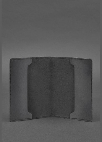 Кожаная обложка для военного билета офицера запаса 8.0 Черная (A-027681) BlankNote (329186756)