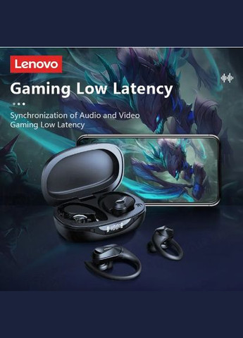 Беспроводные наушники LP75 ThinkPlus Bluetooth 5.3 для iPhone/Android (Black) Lenovo (297869180)