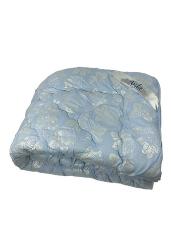 Ковдра євро закрита Квітка 20364 195х215 см блакитна Arda (335585914)
