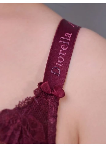 Бордовий бюстгальтер 61583e бордовий 80e Diorella
