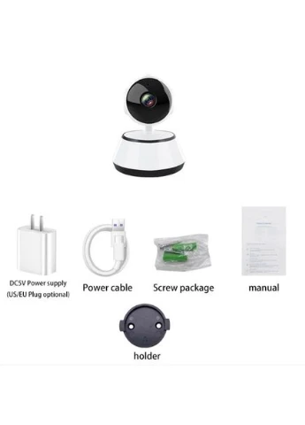 Панорамна Wi-Fi / IP камера TK-Q6 1mp (White) B&G (335834941)