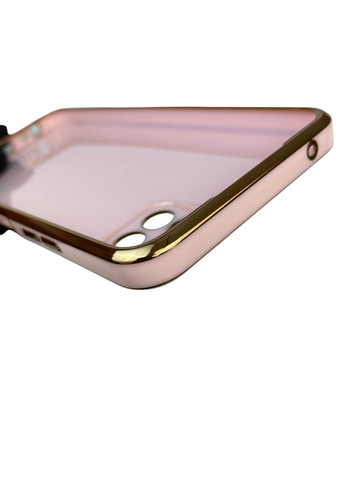 Чехол для Galaxy A22 5G SM-A226 с защитой камеры с золотой окантовкой на самсунг а22 пудровый gs1 Samsung (366230894)