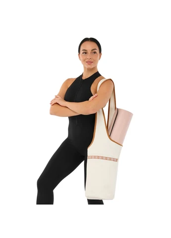 Сумка для йоги через плечо Yoga bag LB7085 (длина 88см, полиэстер, хлопок, ) Bloom (361434319)