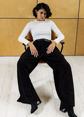 Базовый лонгслив с декоративными швами спереди Україна (328214124)