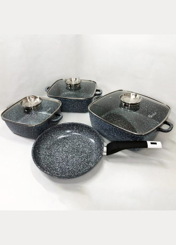 Каструля на Каструлю кращі каструлі UN-5531 7 предметов, Якісна каструля, CD-419 Якісні каструлі Unique (351485855)