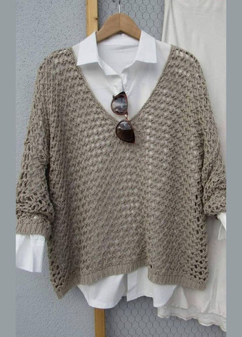 JEANS № 62 - кофе хлопок-акрил нитки пряжа для вязания Этрофил Etrofil (366394419)