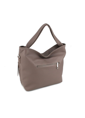 Вместительная женская сумка-хобо 510181 коричневая Voila (309161335)