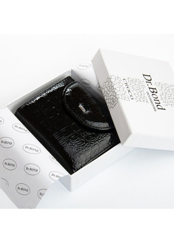 Женский лаковый кожаный кошелек PE PEW44-1 black Dr. Bond (363254122)