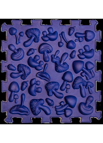 Коврик массажный Пазлы Микс Грибы 1 элемент 26x26 см Ortek (372128885)