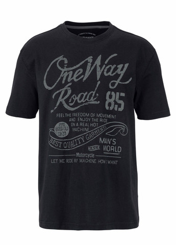 Чорна футболка Man's World