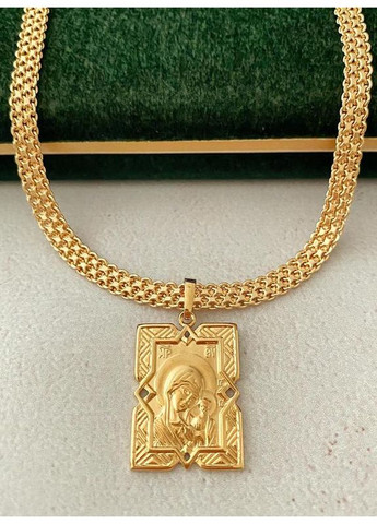 Позолоченная Цепочка 55см, 60см + Кулон. Позолота No Brand (360619703)