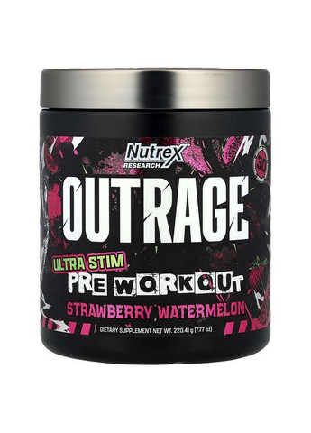 Предтренировочный комплекс Nutrex OutRage 201 г (30 порц.) (разные вкусы) Nutrex Research (348140128)
