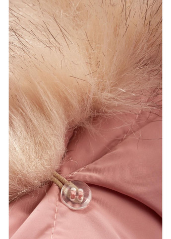 Пудрова зимня дитяча зимова стьобана куртка для дівчинки пудрова (25092416) куртка-пальто C&A