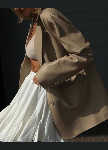 Белая однотонная юбка Elanzh