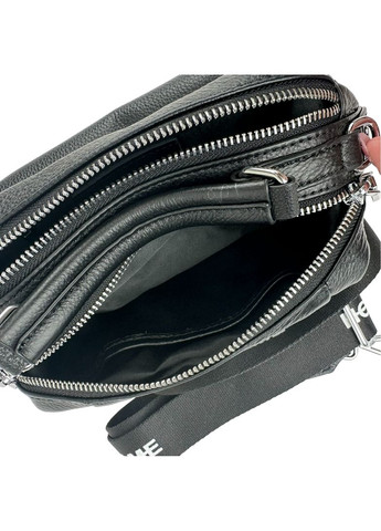 Женское кожаное черное кроссбоди RoyalBag NB2-8686A (299179409)