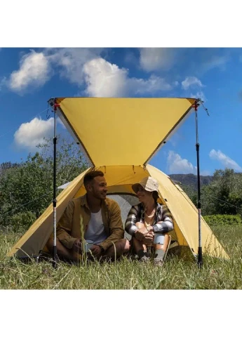 Двухместная палатка Naturehike P-Series NH18Z022-P 210T 65D (Оранжевая) No Brand (332637154)