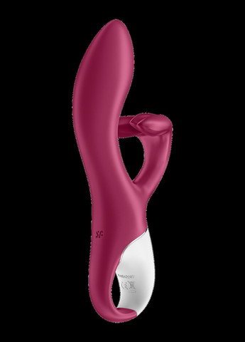 Гнучкий подвійний вібратор EMBRACE ME бордовий Satisfyer (303885403)